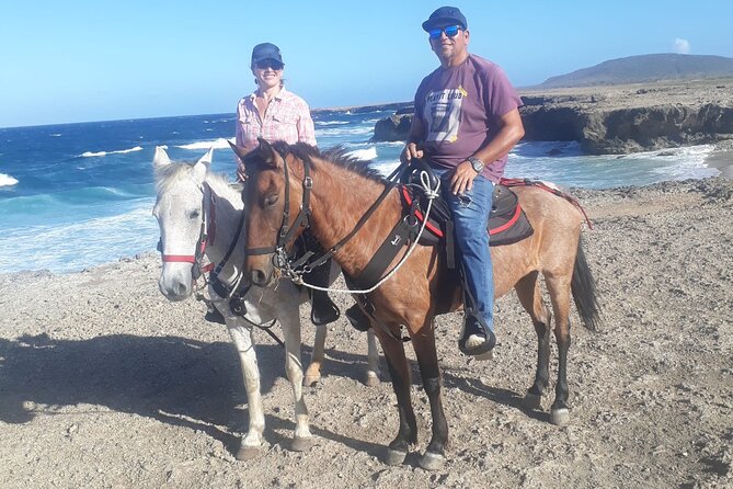 2-Hour Horseback Riding Tour to Little Natural Bridge in Aruba - Riding from Rancho Amistad into Aruba’s dry north