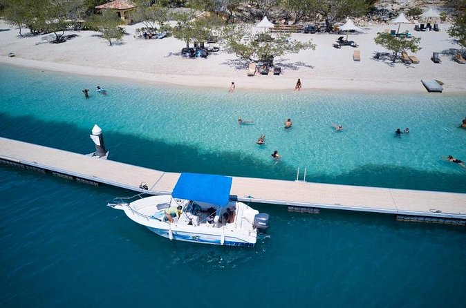 2 hour private boat tour - Spanish Waters, Swim Stop & Boarding - Fitness, swimming, and boarding limits