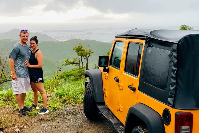 3-Hour Guided Jeep Tour Island Highlights and 1-Hour Relax by Beach - Marigot Market brings you to the French side