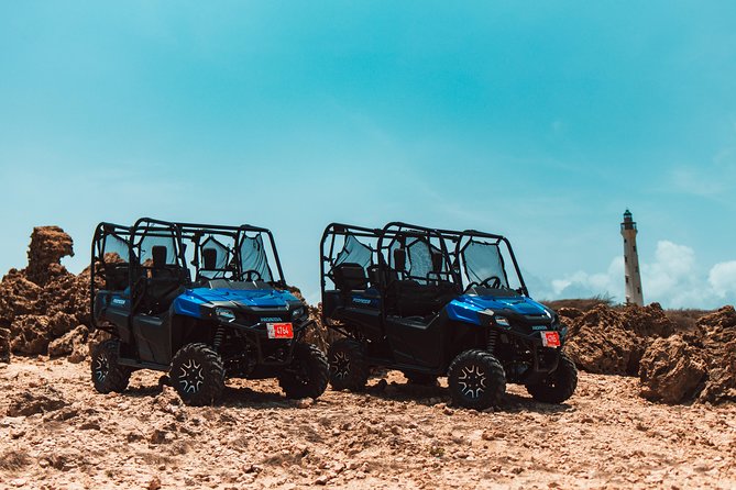 4 seat UTV Rental Adventure - Collecting the Honda Pioneer in Oranjestad