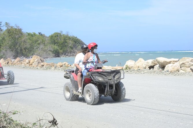 4 Wheel ATV Tour at Amber cove &Taino Bay in Puerto Plata - Riding out from Amber Cove and Taino Bay