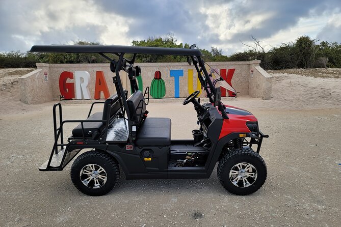4Seater UTV Golf Cart in Grand Turk - What you get for $180 per group