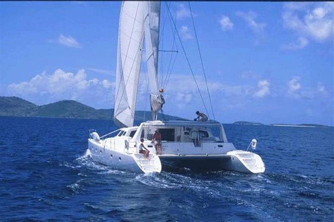 50' Luxury Yacht. Private Full or Half Day Catamaran Snorkel, & Beach Experience - Starting at American Yacht Harbor in Red Hook