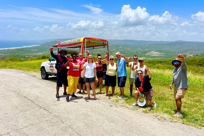 6- Hour Coastal Tour of Barbados with Drinks, Snacks and Lunch - Cherry Tree Hill brings the wide island view