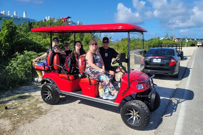 6-Seater Golf Cart: Grand Turk - A practical Grand Turk route