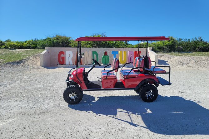 6-Seater Golf Cart: Grand Turk - The price: fair for six, harder to justify for two