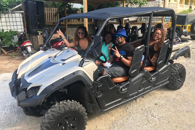 6 Seater Side by Side Rental - Starting at the buggy depot near Philipsburg
