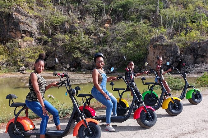 Adventurous eScooter Tour Activities in Curacao - Tugboat Beach shows Curaçao underwater