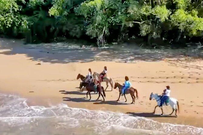 AMBER COVE-TAINO BAY Horses Beach Ride & City Sightseeing - Riding at Playa Teco Maimón