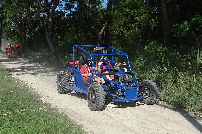 Amber Cove & Taino Bay Shore Excursion: 2 person Buggy Tour - Playa Bergantin: a welcome swim with limited time