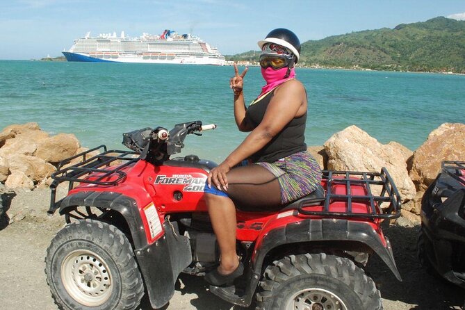 AMBER COVE-TAINO BAY Super ATV Tour - The Choc Lovers DR stop for Taino Bay passengers
