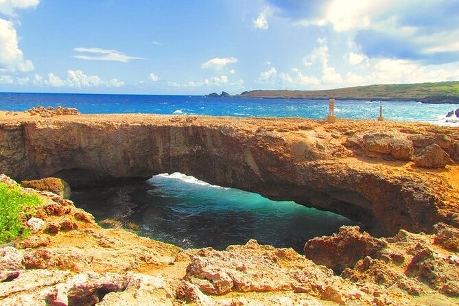 Aruba Cave Pool and Secret Beach Safari Tour - Wariruri Natural Bridge and the smaller Baby Bridge