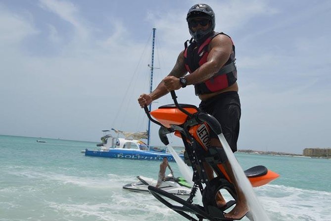 Aruba Flyboarding & Jetovator Experience: Fly Like a Bird & Dive Like a Dolphin - Meeting Jhon and Olga at the Hyatt Regency Beach
