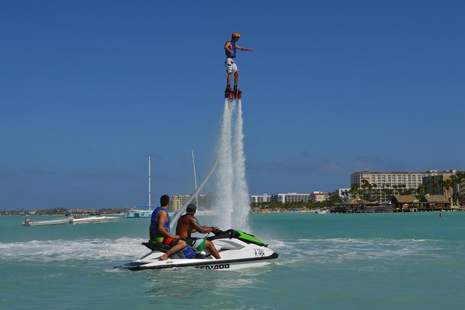 Aruba Flyboarding & Jetovator Experience: Fly Like a Bird & Dive Like a Dolphin - Getting Airborne Above the Caribbean Sea