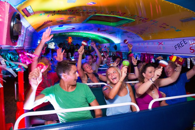 Aruba Happy Hour Party Bus Pub Crawl - Three bars or four? Check before booking