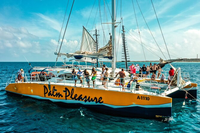 Aruba Morning Snorkel Sail aboard Palm Pleasure Catamaran - A Four-Hour Route from De Palm Pier