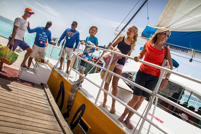 Aruba Morning Snorkel Sail aboard Palm Pleasure Catamaran - Boca Catalina and Arashi Reef
