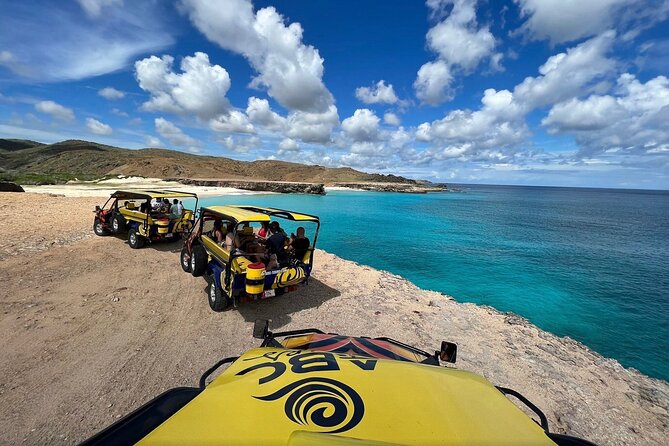 Aruba Natural Pool and Indian Cave Rugged Jeep Safari - Caves, old markings, and a fish pedicure