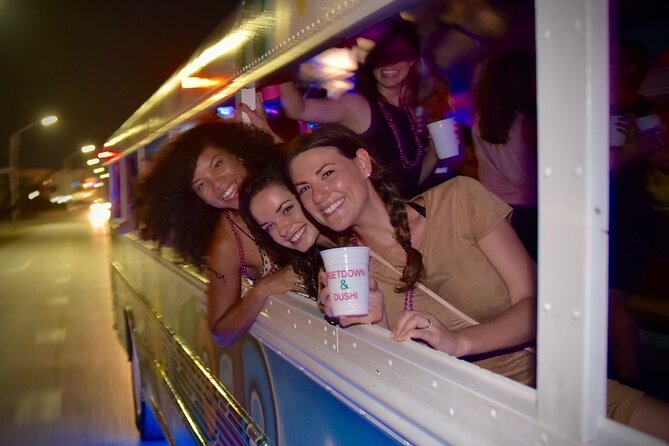 Aruba Nightlife and Barhopping on Chogogo Party Bus - Cruising downtown with the DJ still working