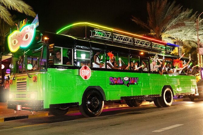 Aruba Nightlife Party Bus with Unlimited Drinks & DJ on Road Jam - Key points before you book