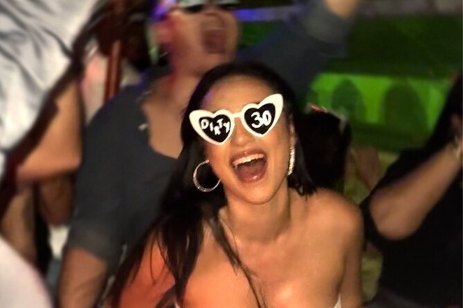 Aruba Nightlife Party Bus with Unlimited Drinks & DJ on Road Jam - South Beach Aruba is the main club finish
