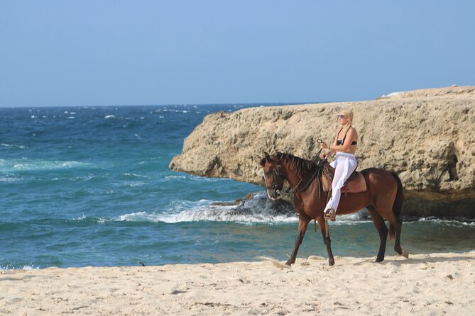 Aruba North Coastline: Small-Group Horseback Riding Tour - Practical preparation for the 4 p.m. departure