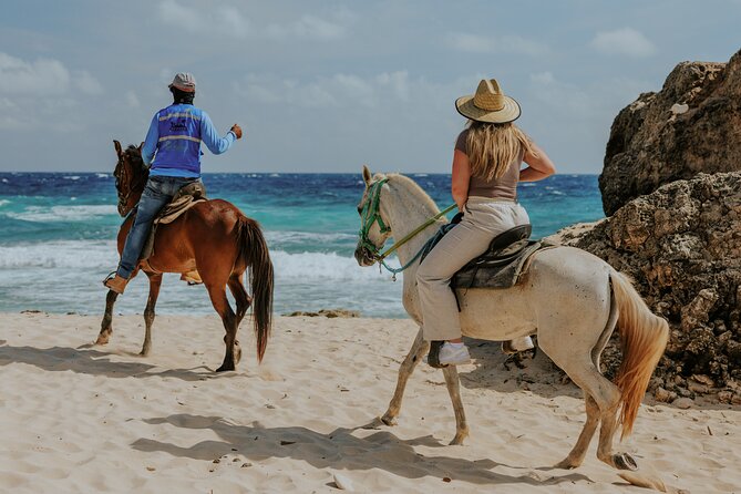 Aruba North Coastline: Small-Group Horseback Riding Tour - Getting comfortable at Matividiri
