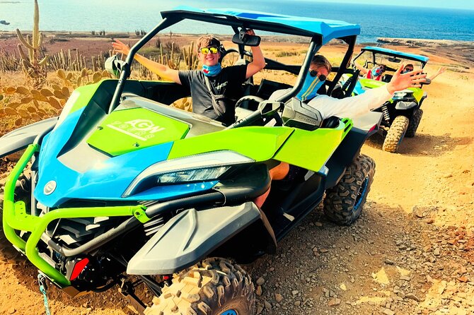 Aruba Northcoast UTV Afternoon Tour - Tres Trapi: a tiny cove and three rough steps
