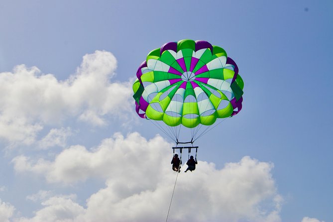 Aruba Parasailing with Unparalleled Views - Above Palm Beach, the view is the main event