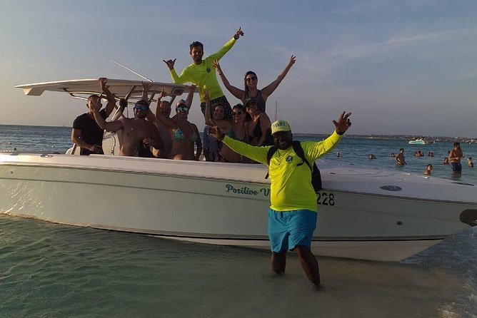 Aruba Private Luxury Boat Tours - Sail, Snorkel, Fishing and More - Sandbars, swimming, and time to simply relax