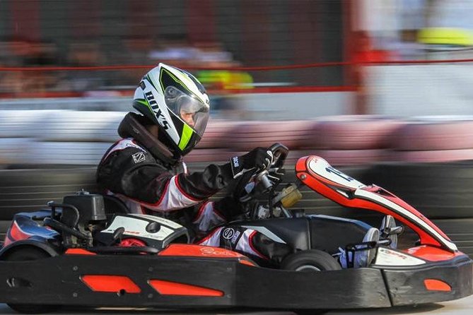 Aruba's Karting Speedway Experience - Helmets, head socks, and the safety briefing