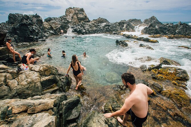Aruba Signature Jeep Tour: Natural Pool and Baby Beach - Swimming at Conchi Natural Pool