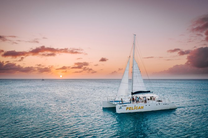 Aruba Sunset Cruise plus Seaside Dinner - The sunset is the main event