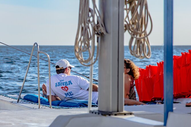 Aruba Sunset Sail Cruise Aboard The Dolphin Catamaran - Boca Catalina and the water stop