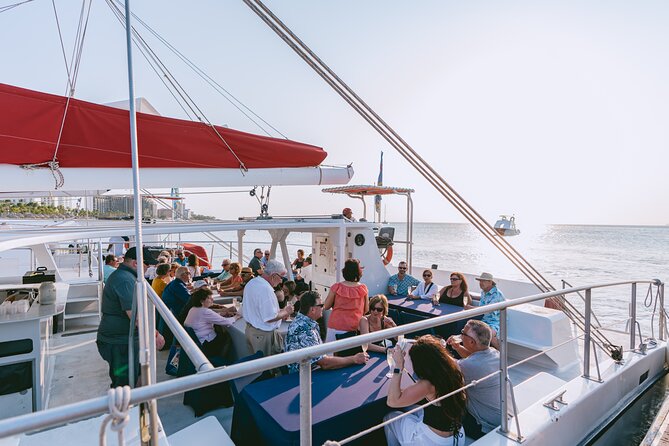 Aruba Sunset Sail Dinner Cruise with Open Bar by Catamaran - Sailing along Aruba’s shoreline