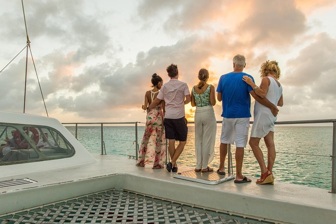 Aruba Sunset Sail Dinner Cruise with Open Bar by Catamaran - A Caribbean-style buffet at sea