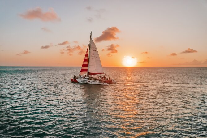 Aruba Sunset Sail Dinner Cruise with Open Bar by Catamaran - Booking, weather, and cancellation details