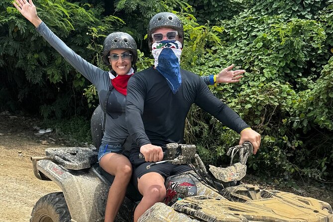 ATV Adventure w/ Chocolate, Coffee & Cave Swim in Punta Cana - Riding the countryside in a guided ATV caravan