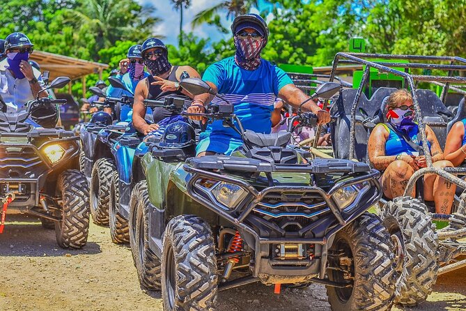 ATV and Buggy Excursion 4x4 in Punta Cana - Los Hoyos del Salado, the short swim that breaks up the ride