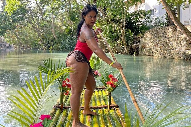ATV, Bamboo Rafting, and Horseback Ride Tour From Montego Bay - Bamboo rafting on the White River