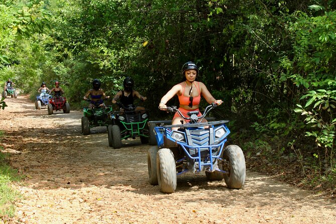ATV, Bamboo Rafting, Horseback Ride n Swim Guided Tour - ATV trails up Snow Hill Mountain
