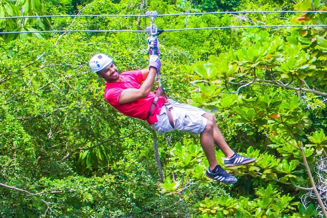ATV, Horseback Ride, Zipline, Falls Climb + Lunch from Ocho Rios - Horseback riding from shore into the Caribbean