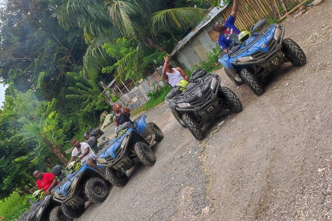 ATV Jungle Ride and Sunset at Rick’s Cafe from Montego Bay - Getting Ready for a Muddy ATV Ride