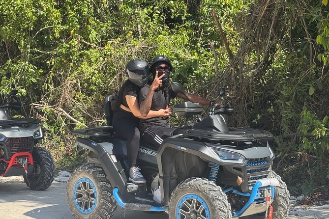 Atv ride in Montego Bay - Getting ready at Tallawah Outpost