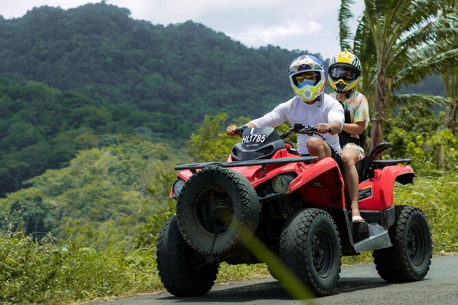 ATV Tour in St Lucia - Riding through farms, villages, and forest trails