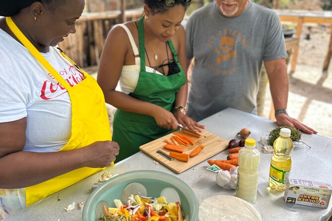 Authentic Jamaican Cooking Experience in the Mountain from mobay - Cooking With Wood Fire and Farm-Grown Ingredients