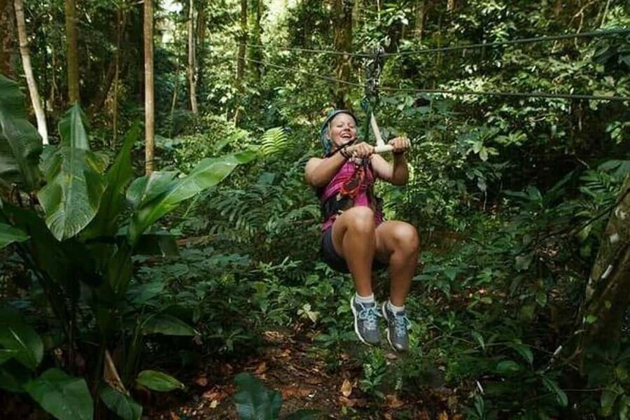 Babonneau/Castries: Rainforest Zip Line, Tram, and Hike Tour - The aerial tram: a calm start above the forest