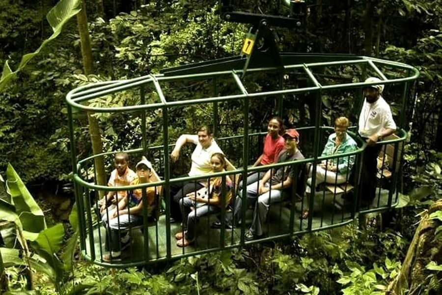 Babonneau/Castries: Rainforest Zip Line, Tram, and Hike Tour - Reaching Chassin Babonneau