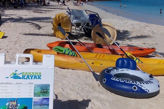 Bahama Kayak Full Day Water Sports Package at Junkanoo Beach - What your $40 buys at Junkanoo Beach