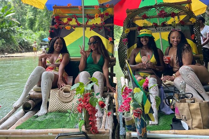 Bamboo Rafting and Limestone Massage in Montego Bay, Jamaica - A slow start on the Lethe River